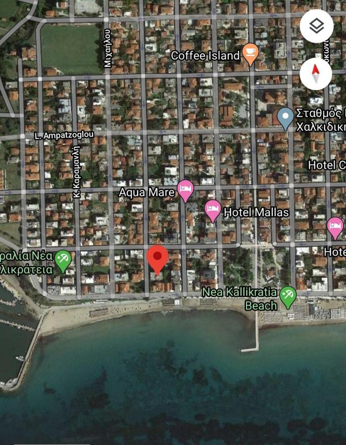 Cozy & Cool Apartment N1 30M From Sea Nea Kallikrateia Eksteriør bilde